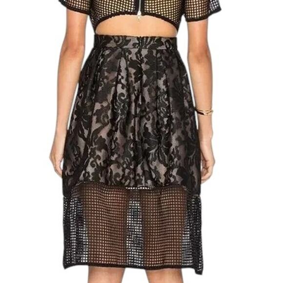 NWT Elliatt Velosity Lace  Formal Cut Out Black Dress Size Small - Picture 9 of 12